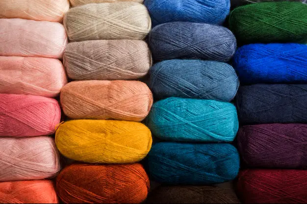 Colores de hilo de lana
